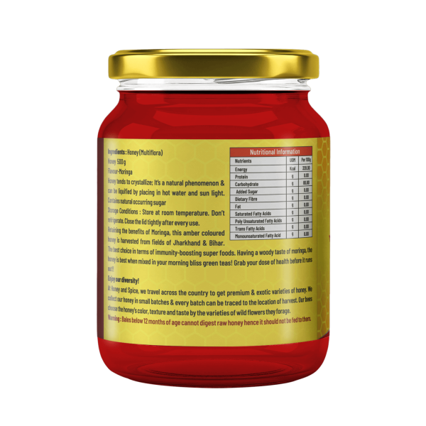 Atharveda Moringa Honey 500g Mockup 3