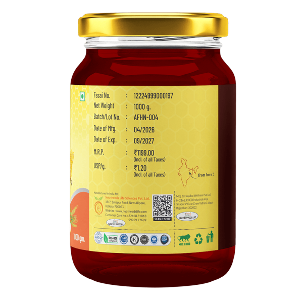 Atharveda Tulsi Honey 1 Kg Mockup 3